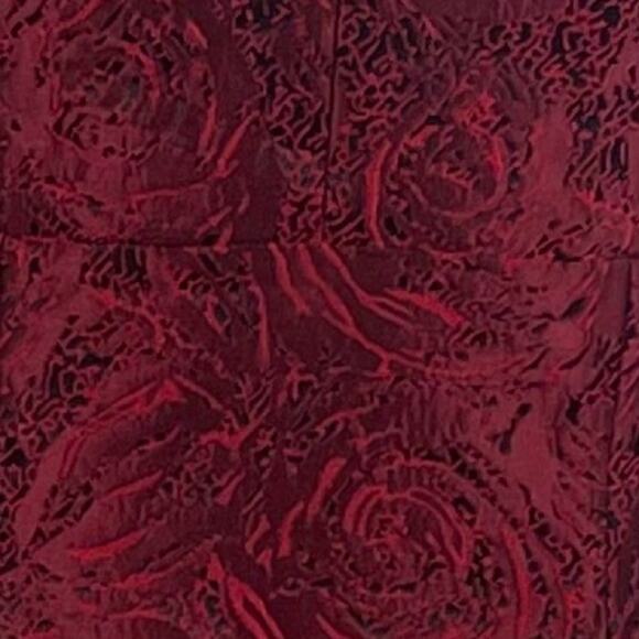 Dolce Viva Collection Textured Red Whimsical Party Event Dress NWT Size M - Picture 5 of 13